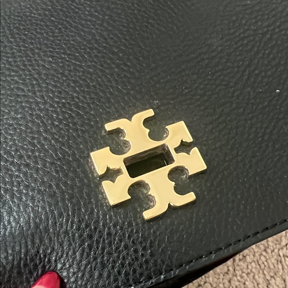 Tory Burch Black Soft Leather Chain Shoulder Bag - Picture 9 of 9